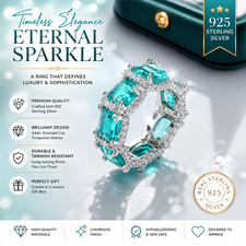 925 Sterling Silver Aquamarine