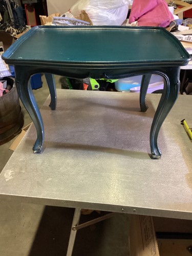 Vintage wooden accent table - vintage, table-