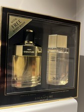 Men's Next Signature Gold 100ml EDT Eau De Toilette / Fragrance & Body Wash Set