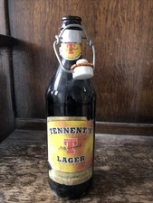 Tennents Lager Vintage Bottle 1990s 568ml Grolsch Style Top