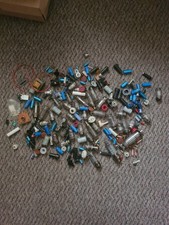 Large Joblot Radio Valves + Resisters ,transisters etc