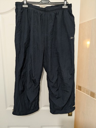 Vintage 90s reebok black nylon - black,