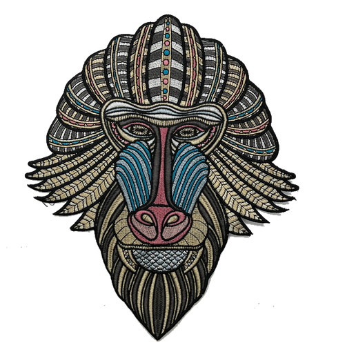 Large mandrill monkey - mandrill,