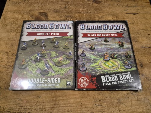 Blood bowl pitches wood - 2x, pitches,