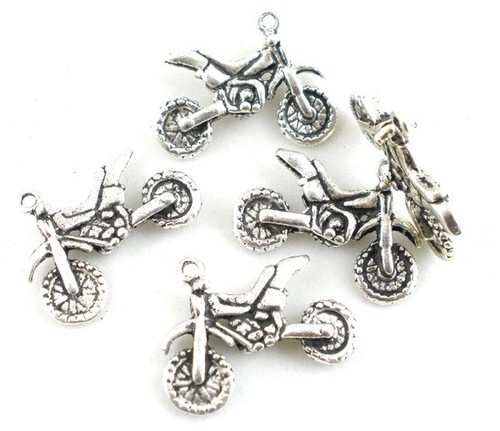 Tibetan silver charms - tibetan,