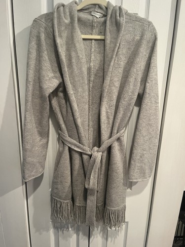 Garnet hill gray belted - hill,