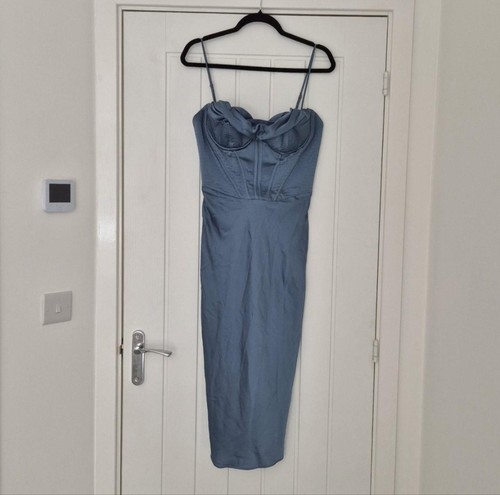 House blue myrna - cb, satin