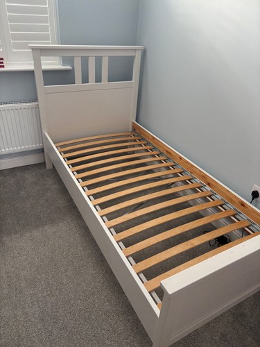 Ikea hemnes bed frame - bed, white
