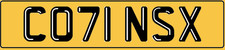COLINS X Cherished Registration Number Plate COLIN Col COLLINS Col's NO DVLA FEE