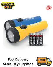 Energizer Eveready LED Torch (2 Pack), Super Bright Flashlight for 2 Pack