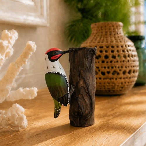 Hand carved painted - carved,
