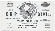 Vintage CB Radio QSL Card -