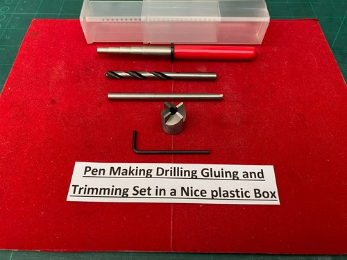 Pen making drill glue - pen,