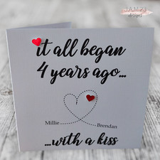 Personalised Anniversary Card