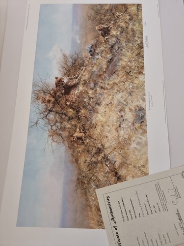David shepherd pencil signed - shepherd,