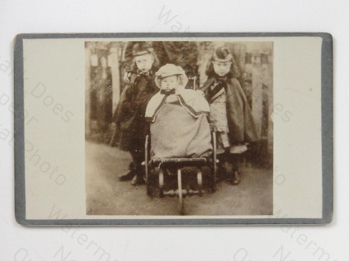 Victorian children baby pram - children,
