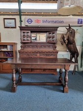 Oak Refectory Table In The