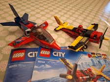 Lego City 2 x sets Airshow Jet