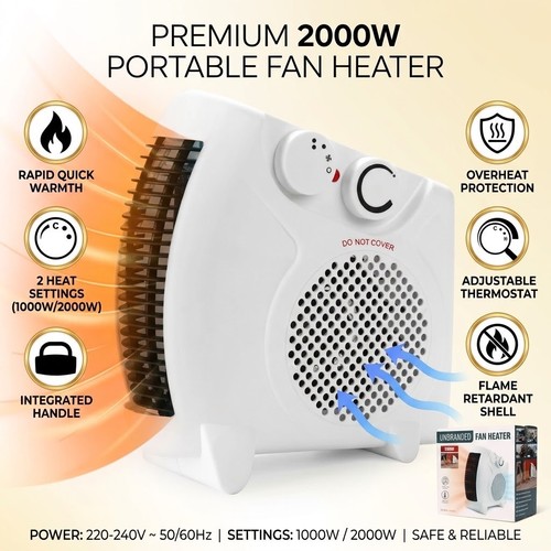 Fan heater 2kw 2000w - heater,