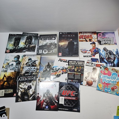Ps3 game manuals bundle joblot - game,