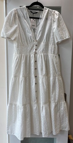 Brand new zara white broderie - brand,