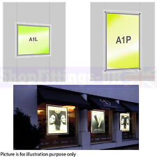 New A1 LED Double Side Window Light Pocket Light Panel Estate Agent Display