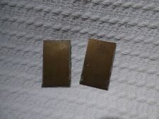 2 x Antique Brass Carriage