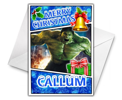Hulk personalised christmas - personalised,