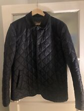 Barbour X Land Rover Defender Mullbarton Navy Lightweight Country Jacket Mens 