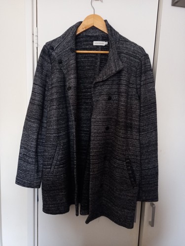 Black white coat - coat, with
