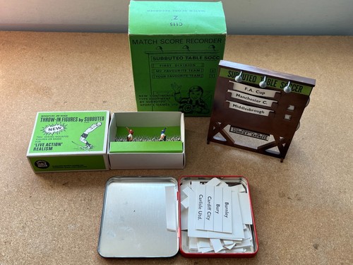 Subbuteo throw figures - subbuteo,