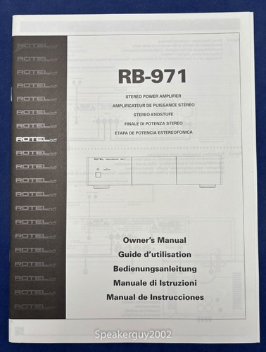 Original rotel 971 - original, stereo