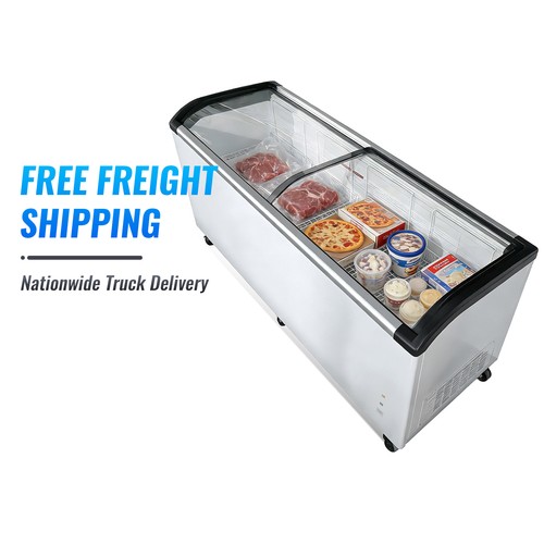 Commercial chest freezer glass - chest,