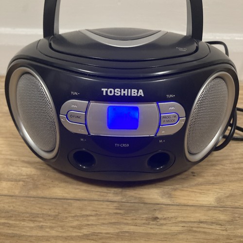 Toshiba blue boombox - cd,