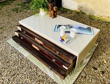 3 Drawer antique plan chest /