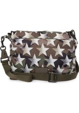 New Authentic Valentino Garavani Star Camo Print Briefcase Messenger Bag $1150