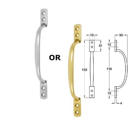 Hafele sash window pull handle - sash,