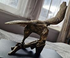 Large Vintage Brass Eagle on