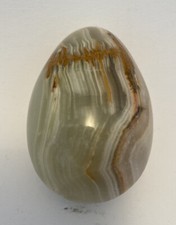 ONYX GREEN POLISHED STONE EGG