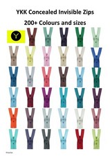 YKK Concealed Invisible Zip /