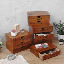 2/3/4/5 Drawer Wooden Storage