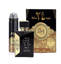 Oud 24 Hours Eau De Parfum 100ml by Ard Al Zaafaran Perfume Black ORIGINAL