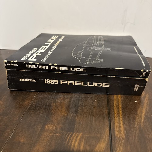 1989 honda prelude service - 1989,