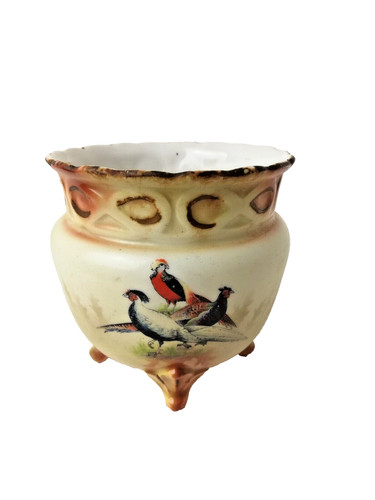 Vintage porcelain plant holder - vintage,