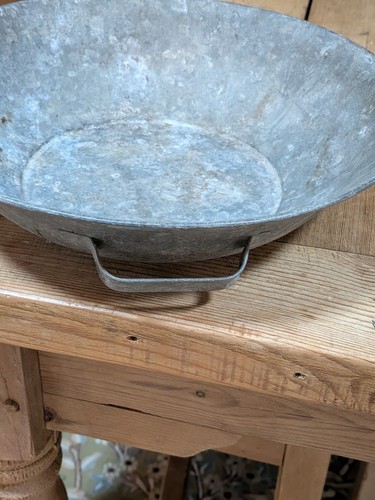 Vintage french galvanised zinc - french,