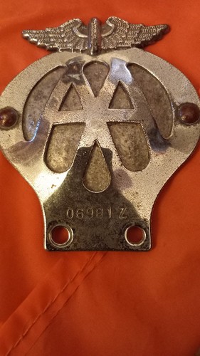 Vintage motorcycle badge - vintage,