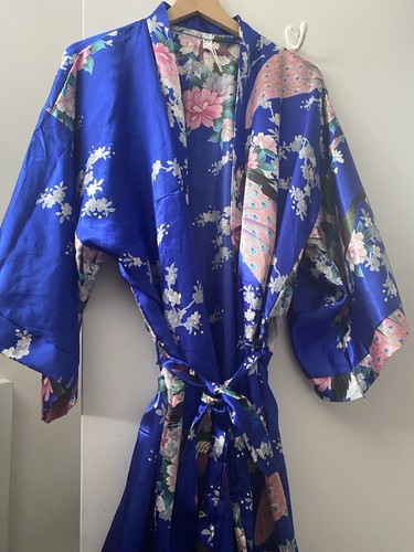 Women silk dressing gown - silk,