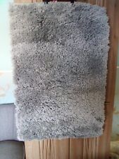 light gray Shaggy washable  Living Room Hallway Runner Fluffy Bedroom Carpet Mat