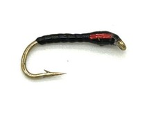 Black buzzer with red - black,