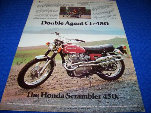 1972 honda 450 scrambler - honda,